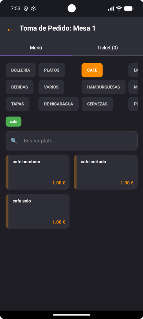 RestoBloom Toma Pedido